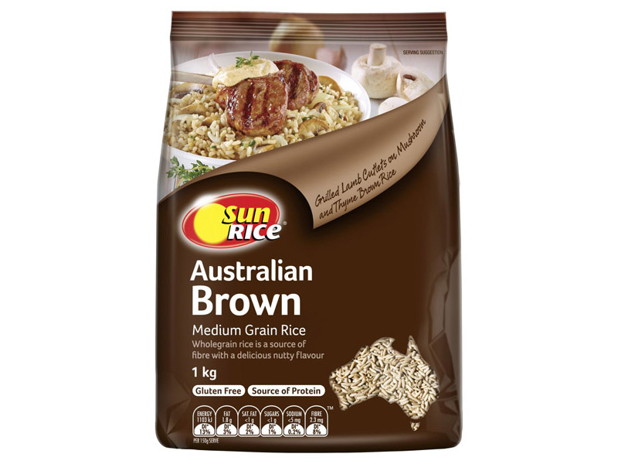 SunRice Medium Grain Brown Rice 1 Kilogram