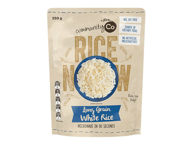 Community Co Microwave Long Grain Rice 250g