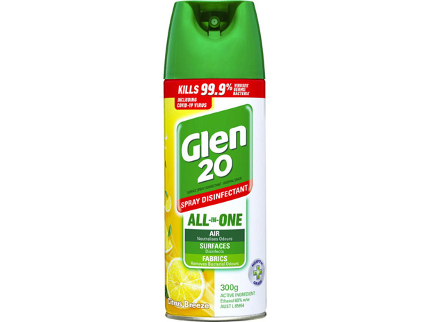 Glen 20 Spray Disinfectant All-In-One Citrus Breeze 300g