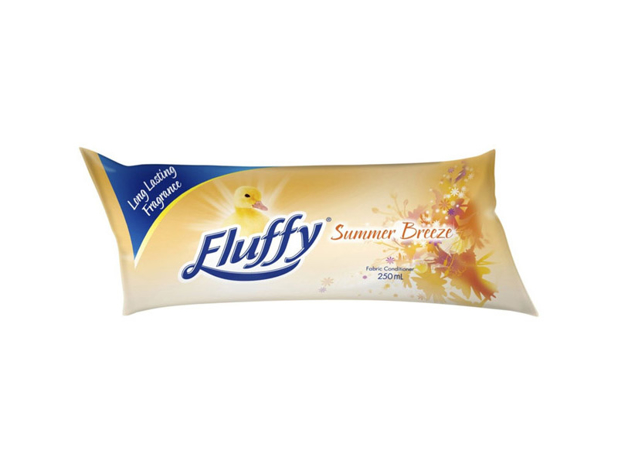 Fluffy Fabric Softener Conditioner Sachet Summer Breeze 250 Millilitre