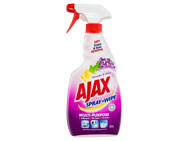 Ajax Spray n' Wipe Multi-Purpose Antibacterial Disinfectant Cleaner Trigger Surface Spray Lavender &