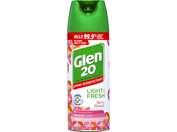 Glen 20 Spray Disinfectant All-In-One Berry Breeze 300g