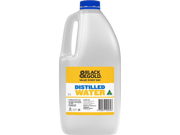 Black & Gold Distilled Water 2 Litre