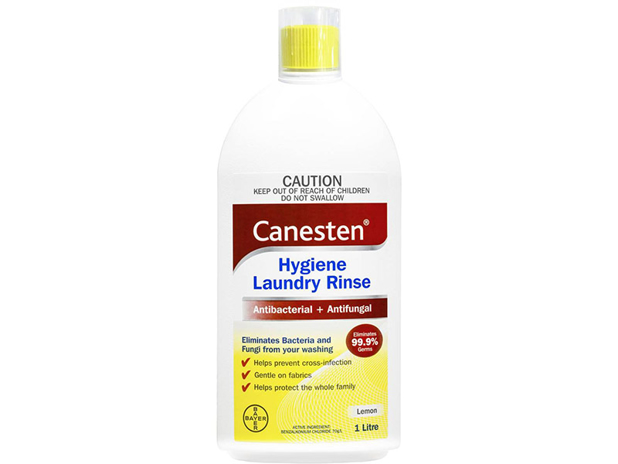 Canesten Antibacterial And Antifungal Hygiene Laundry Rinse Lemon 1 Litre