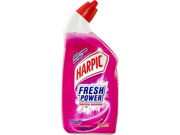 Harpic Fresh Power Toilet Cleaner Tropical Blossom 700 Millilitre