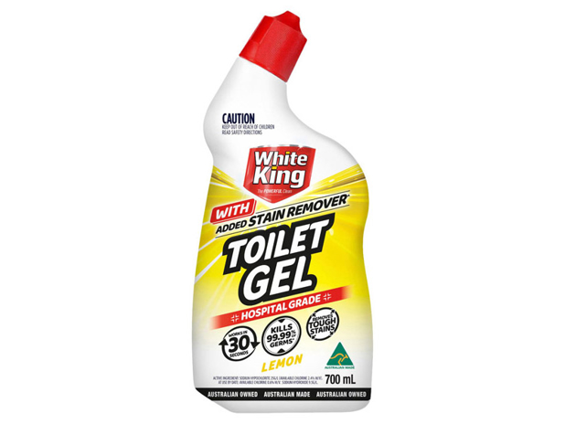 White King Toilet Gel Lemon 700 Millilitre