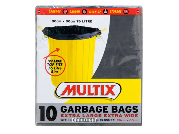 Multix Garbage Bag Drawtight 10 Pack