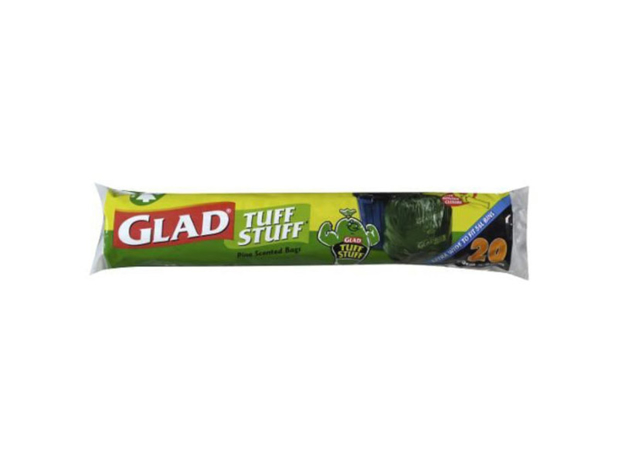 Glad Garbage Bag Tuff Stuff Roll 20 Pack