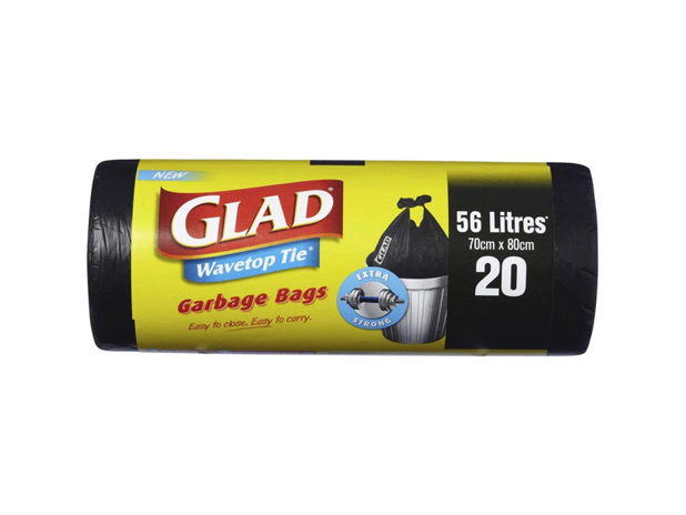 Glad Bag Wavetop 20 Pack