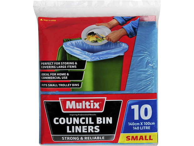 Multix Trolley Liner Garbage Bags 10 Pack