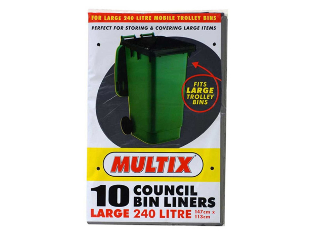 Multix Garbage Bag Council Bin Liner 10 Pack