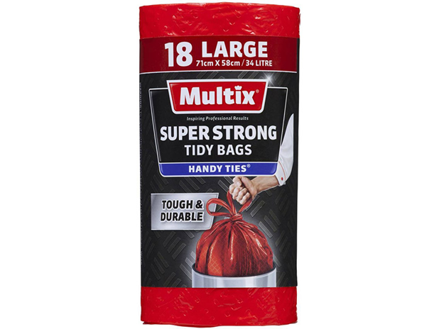 Multix Kitchen Tidy Bags Super Strong 18 Pack