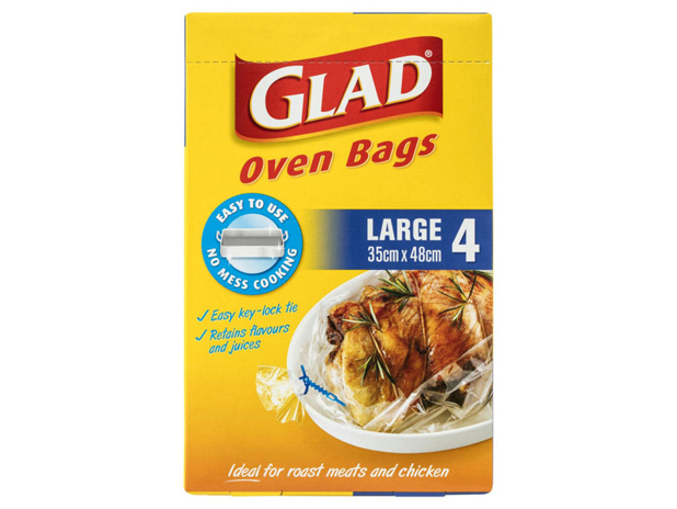 Glad Oven Bag Large 4 Pack