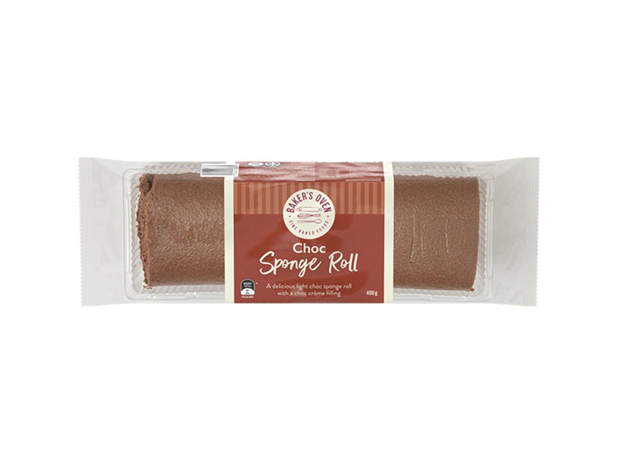 Baker's Oven Chocolate Sponge Roll 400g