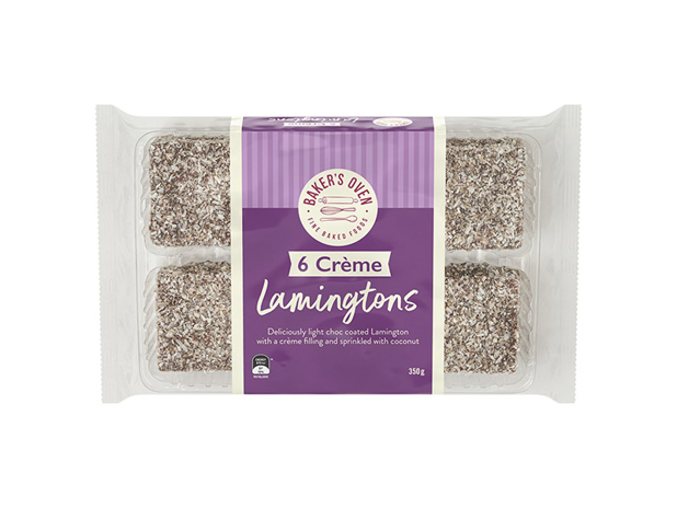 Baker's Oven Cream Lamington 350g