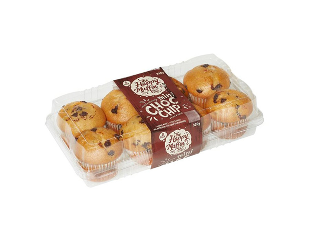 The Happy Muffin Co Mini Chocolate Chip 8 Pack