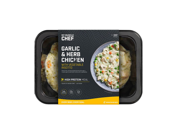 My Muscle Chef Garlic & Herb Chicken Risotto 300g