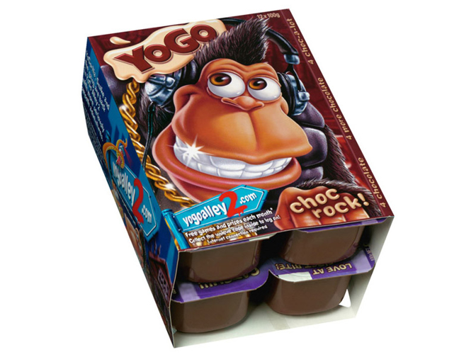 Yogo Choc Rock Chocolate Flavoured Custard 12 Pack