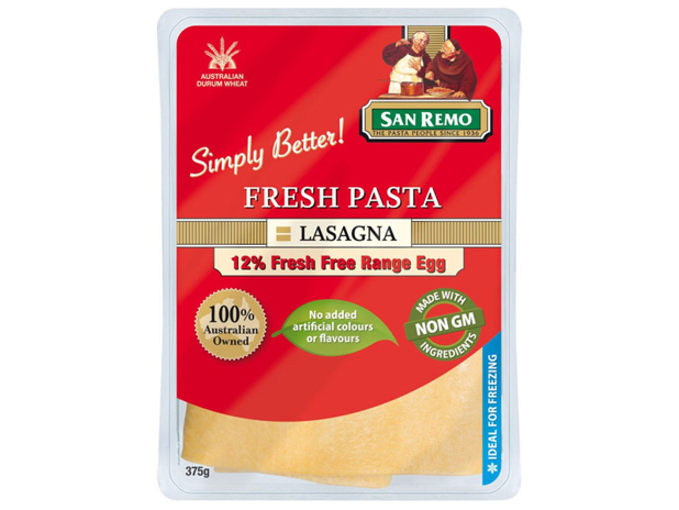 San Remo Fresh Pasta Lasagna 375g