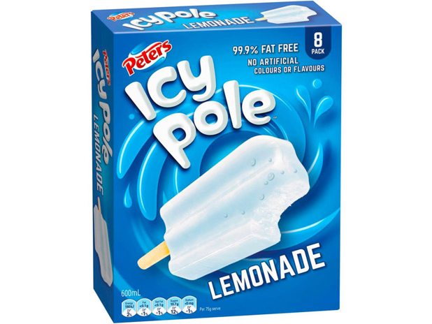 Peters Icy Pole Lemonade 8 Pack