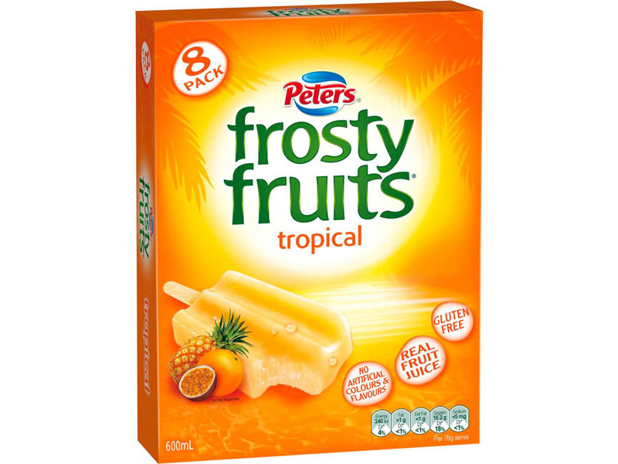 Peters Frosty Fruits Tropical 8 Pack