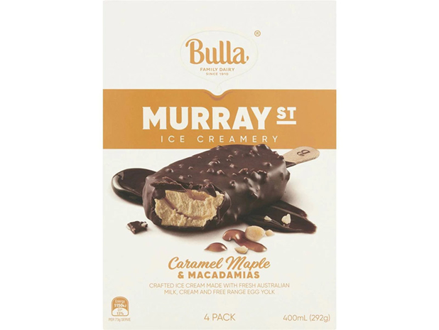 Bulla Ice Cream Murray Street Caramel Maple 4 Pack