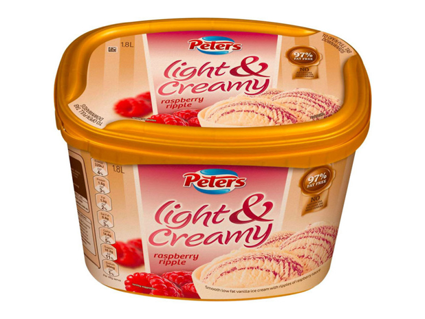 Peters Light & Creamy Raspberry Ripple Ice Cream 1.8 Litre