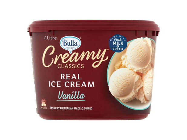 Bulla Creamy Classics Ice Cream Vanilla 2 Litre