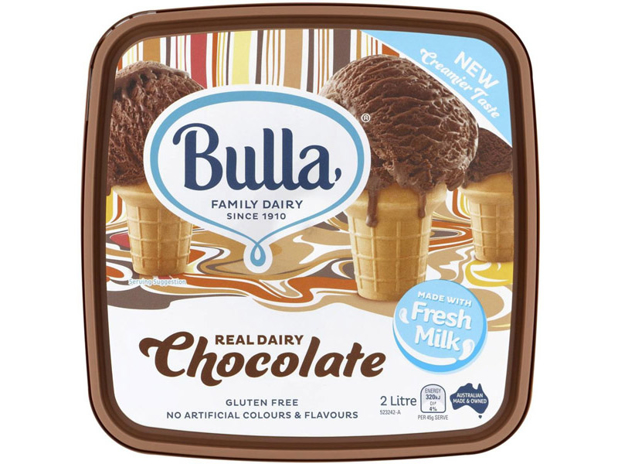 Bulla Ice Cream Chocolate 2 Litre