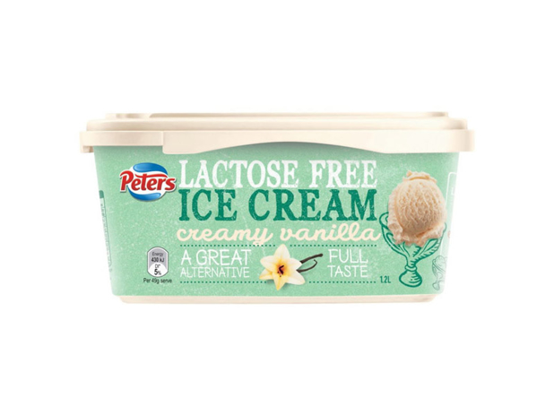 Peters Lactose Free Ice Cream Creamy Vanilla 1.2 Litre