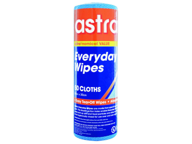 Astra Everyday Wipes 50 Pack