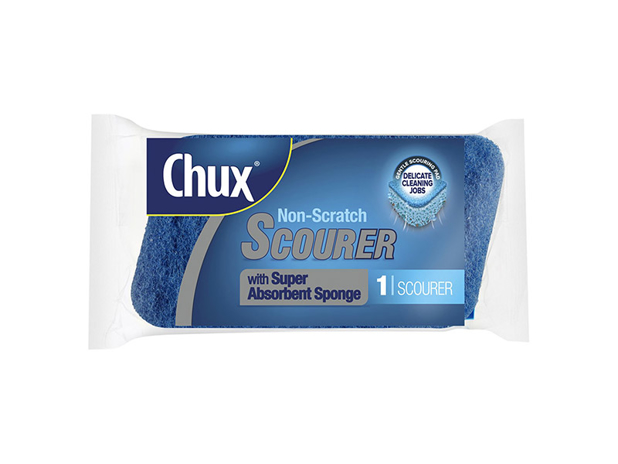 Chux Non-Scratch Scourer with Super Absorbent Sponge