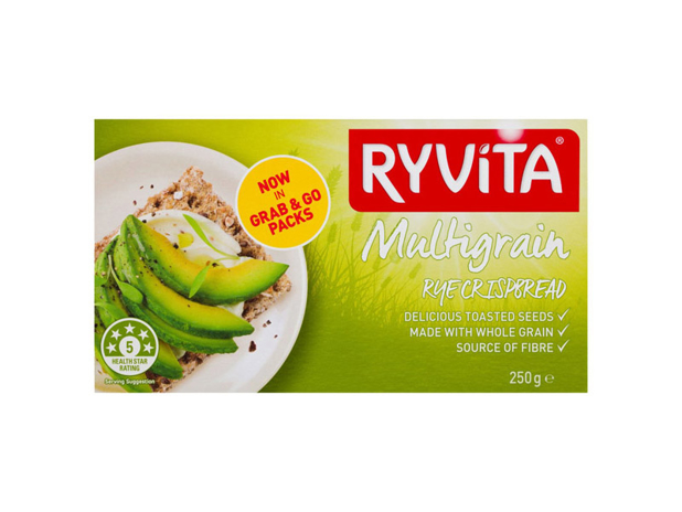 Ryvita Crispbread Multi Grain Rye 250g