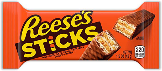 Reese's Chocolate & Peanut Butter Wafer Sticks 42g