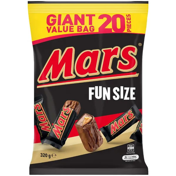 Mars Bar Funsize Bag 320g