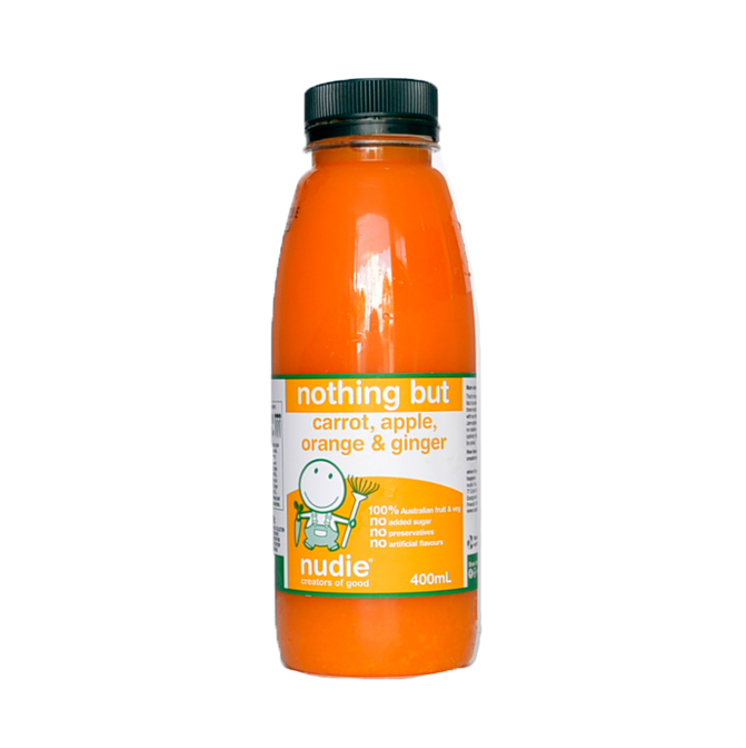 Nudie Nothing But Carrot Ginger & More 400mL