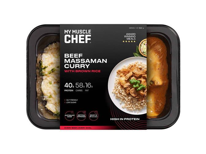 My Muscle Chef Beef Massaman Curry with Brown Rice 320g