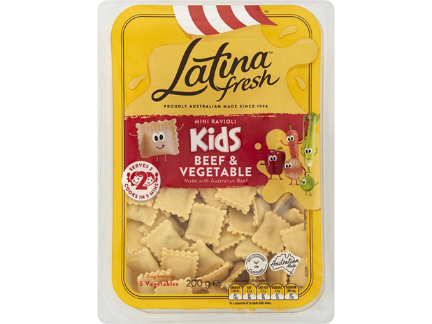 Latina Pasta Kids Ravioli Beef/Vegetable 200g