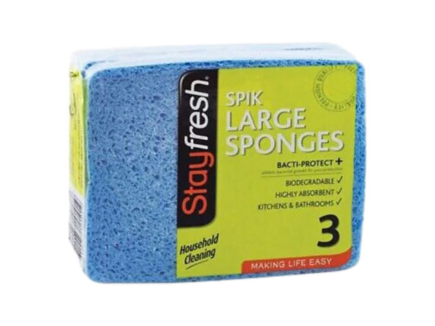 Stay Fresh Sponge Spike 3-in-1