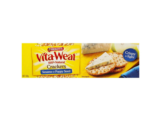 Arnott's Vita-Weat Cracker Sesame & Poppy Seeds 130g