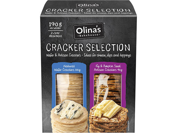 Olina's Cracker Selection Natural & Fig & Pumpkin 190g