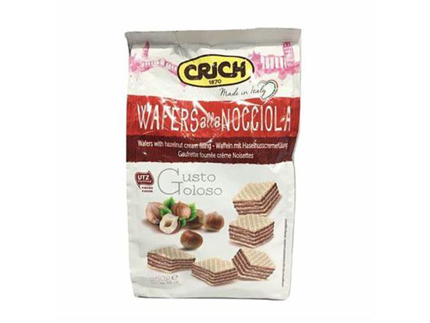 Crich Hazelnut Wafers 250g