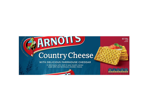 Arnott's Crackers Country Cheese 250g