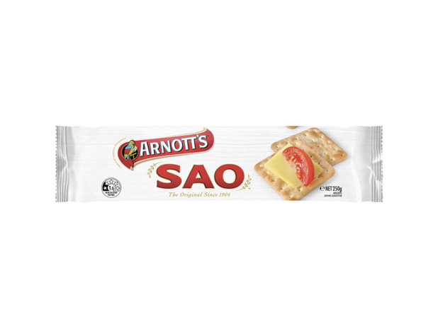 Arnott's Sao Cracker Biscuits Original 250g