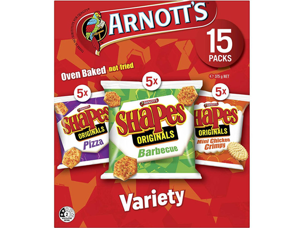 Arnott's Shapes Variety 15 Pack