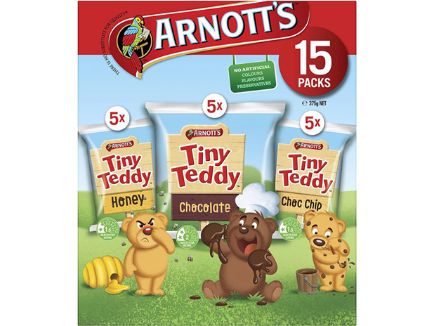 Arnott's Tiny Teddy Biscuits Variety 15 Pack