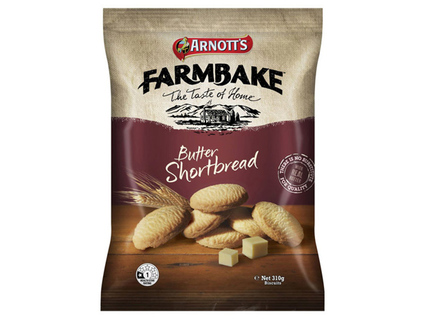 Arnott's Farmbake Cookies Butter Shortbread 310g