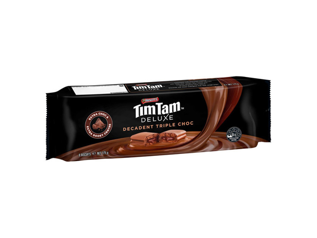 Arnott's Tim Tam Deluxe Decadent Triple Choc 175g