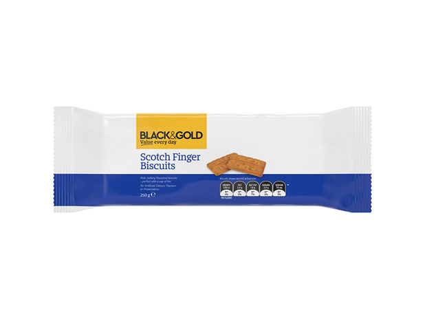 Black & Gold Scotch Finger Biscuit 250g