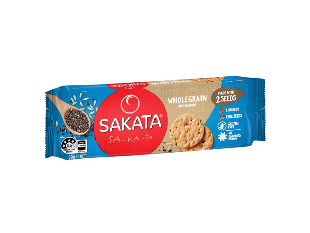 Sakata Rice Crackers Wholegrain Original 90g